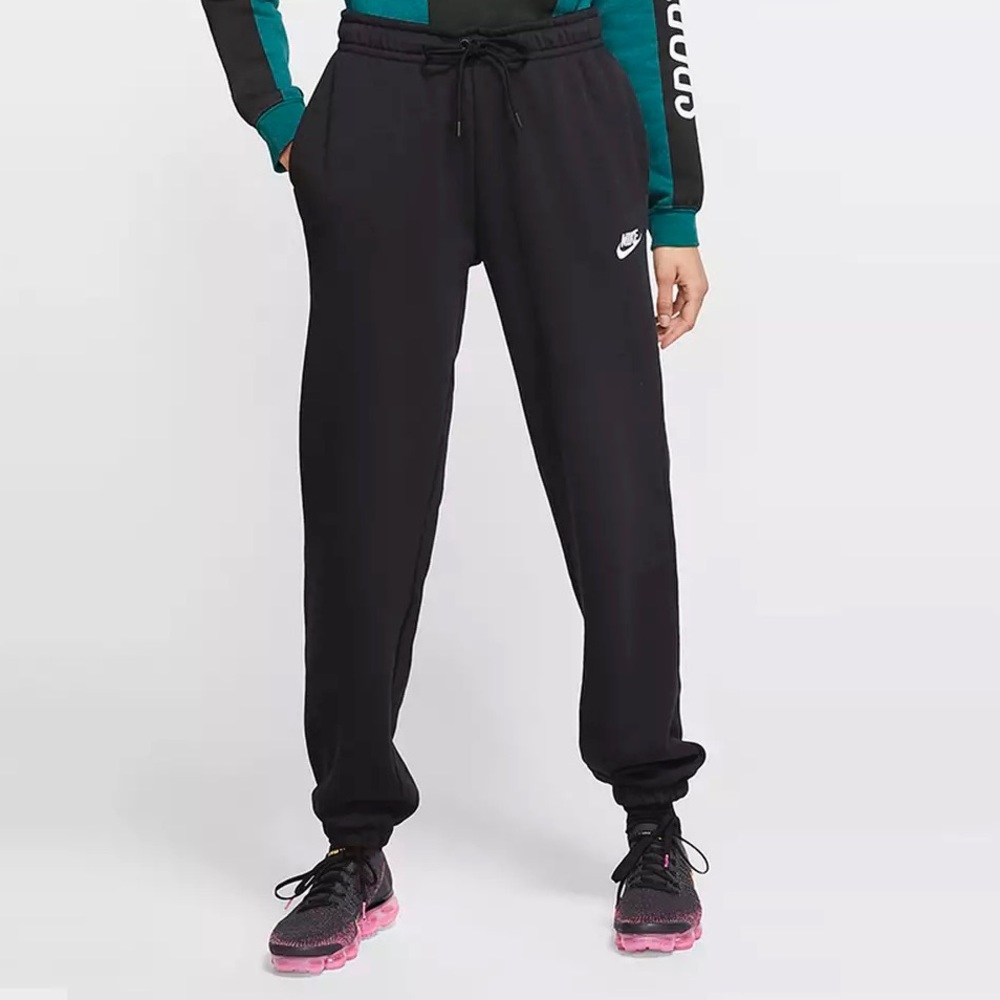 Nike Black Dri-fit Fitted Sweatpants / Joggers